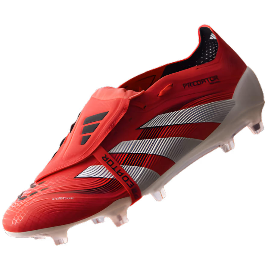 White Adidas Predator football boot